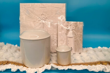 4寸白骨壺、2寸白骨壺